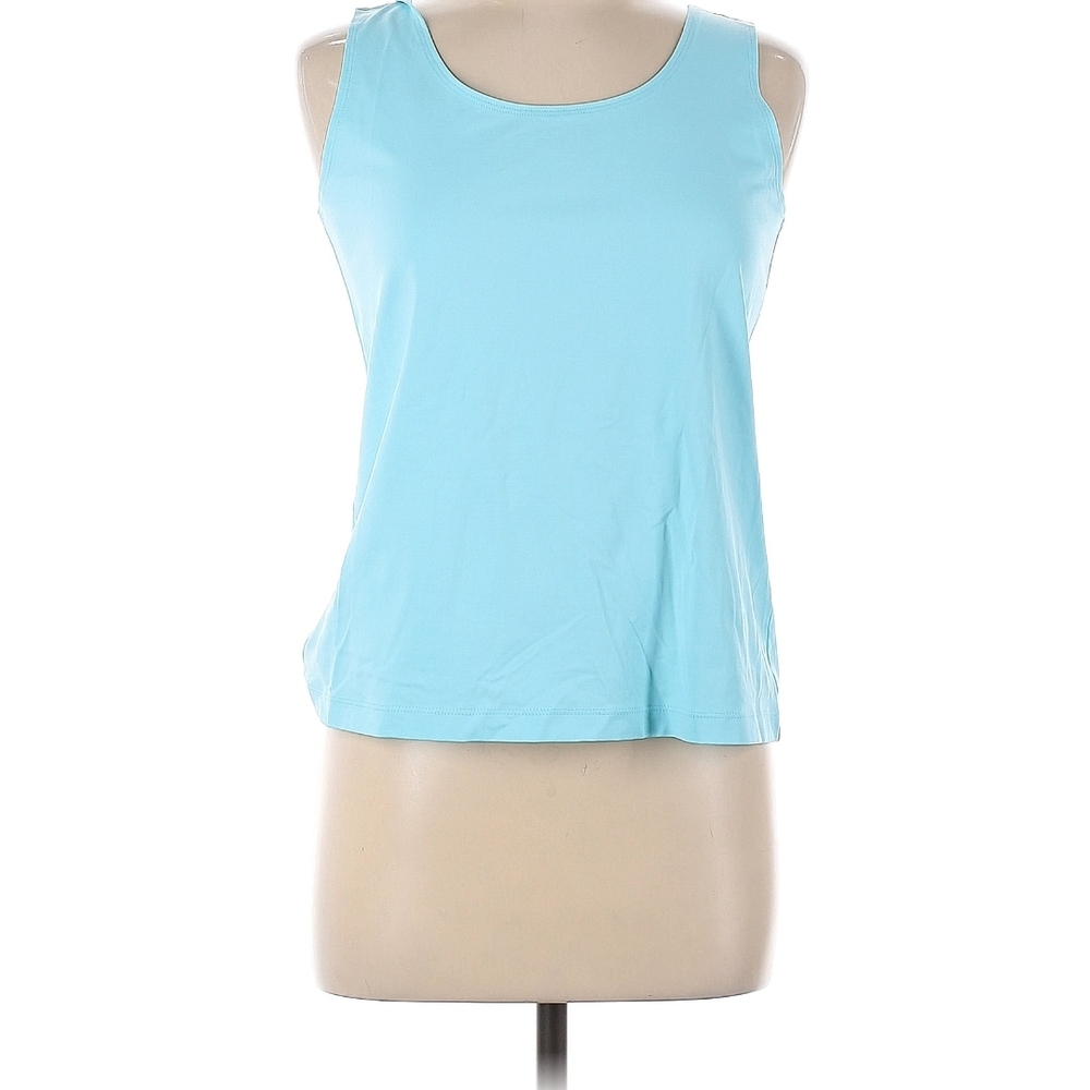 Women's Light Blue Sleeveless Top